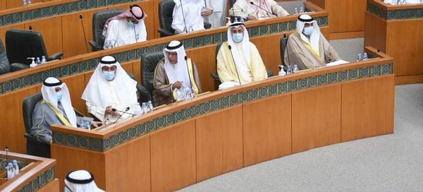 الحكومة تحضر جلسة مجلس الأمة في 4 يناير 