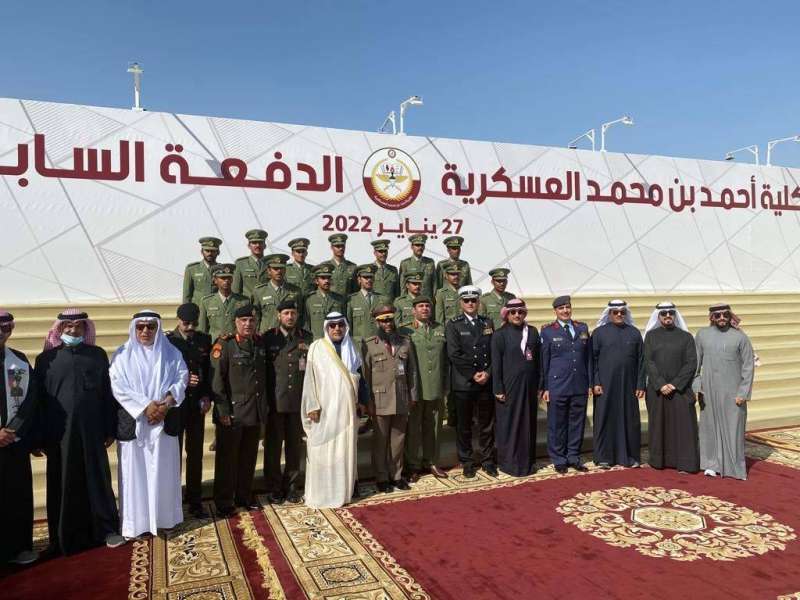 تخريج 14 ضابطا كويتيا في كلية «أحمد بن محمد» العسكرية القطرية