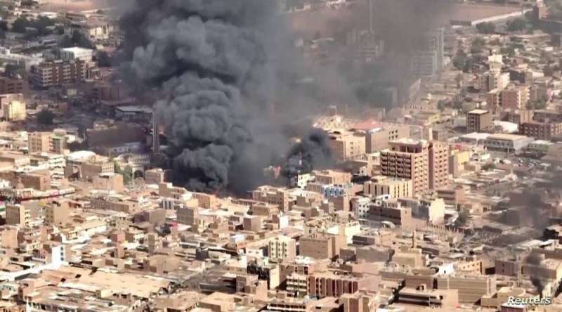 انفجار بـ محيط القصر الرئاسي في السودان